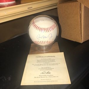 cal ripken signed baseball